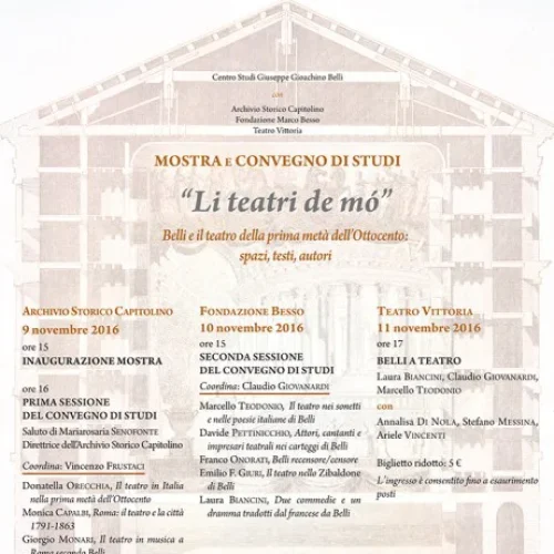 Mostra e Convegno di Studi “Li Teatri de Mó”