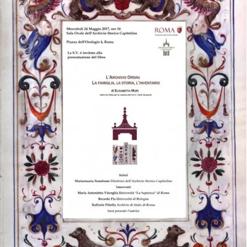L'Archivio Orsini: La Famiglia, La Storia, l'Inventario