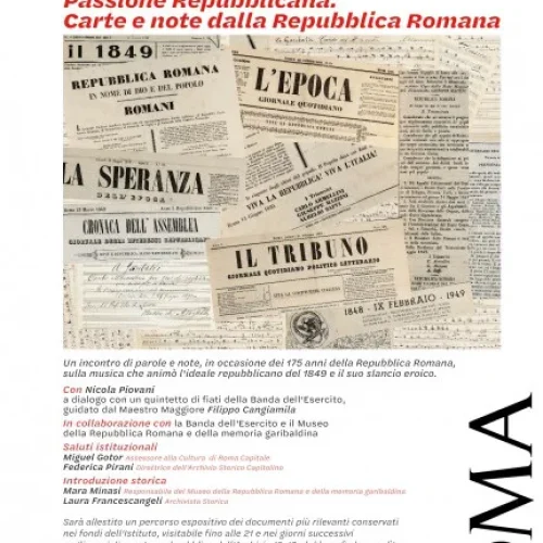 Passione Repubblicana. Carte e Note dalla Repubblica Romana