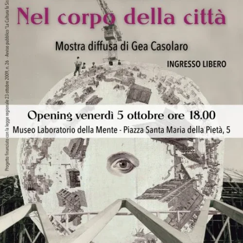 Il 23 ottobre alle ore 17.30 l’Archivio Storico Capitolino si terrà il terzo e conclusivo incontro previsto nell’ambito della mostra diffusa di Gea Casolaro, “Nel Corpo della Città. Percorsi di Inclusione Sociale e Trasformazioni Urbane”. Il progetto vede coinvolti, oltre l’Archivio Storico Capitolino, il Museo Laboratorio della Mente ASL Roma 1 e la Biblioteca Sportiva Nazionale del Coni, i quali ospiteranno presso le loro sedi gli altri due convegni programmati, rispettivamente il 5 e l’11 ottobre. La mostra, che avrà luogo contemporaneamente nelle tre sedi dal 5 al 31 ottobre, percorre alcuni spazi significativi per la storia sociale della città di Roma, il Villaggio Olimpico e le strutture delle Olimpiadi del 1960, l’ex Ospedale Psichiatrico Santa Maria della Pietà e l’Ospedale Santo Spirito in Saxia. L’Archivio Storico Capitolino, afferente alla Sovrintendenza Capitolina di Roma Capitale, ha rappresentato il fondamento per la ricerca sulle connessioni fra questi spazi e un più ampio ambito cittadino, fornendo materiale proveniente dalla Biblioteca Romana e da altri Fondi Archivistici. Alla proiezione dell’opera di Gea Casolaro, espressamente realizzata per questo progetto, si accompagnerà un’esposizione di opere, testi e materiali di archivio utilizzati dall’artista nel suo lavoro e provenienti dai diversi istituti culturali. All'incontro previsto il 23 ottobre presso l'Archivio Storico Capitolino parteciperanno: Enrico Castelli Gattinara Carlo Cellamare Cesare Pietroiusti Marco Setti Alessandro Simonicca Orari di apertura della Mostra presso l’Archivio Storico Capitolino: dal lunedì al verdì ore 9-16 Per saperne di più In allegato il programma completo